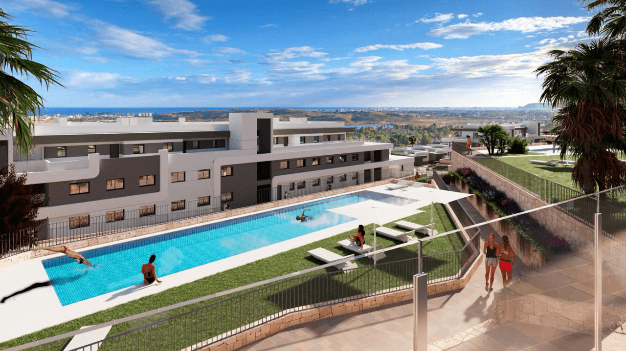 Chalet con vistas al mar y golf cerca de Alicante