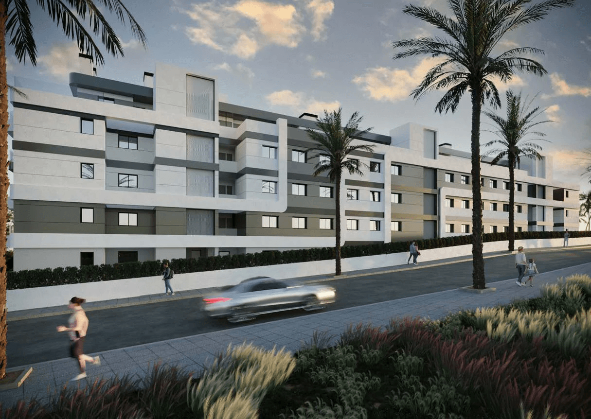 Apartamento con vistas al mar en campo de golf cerca de Alicante